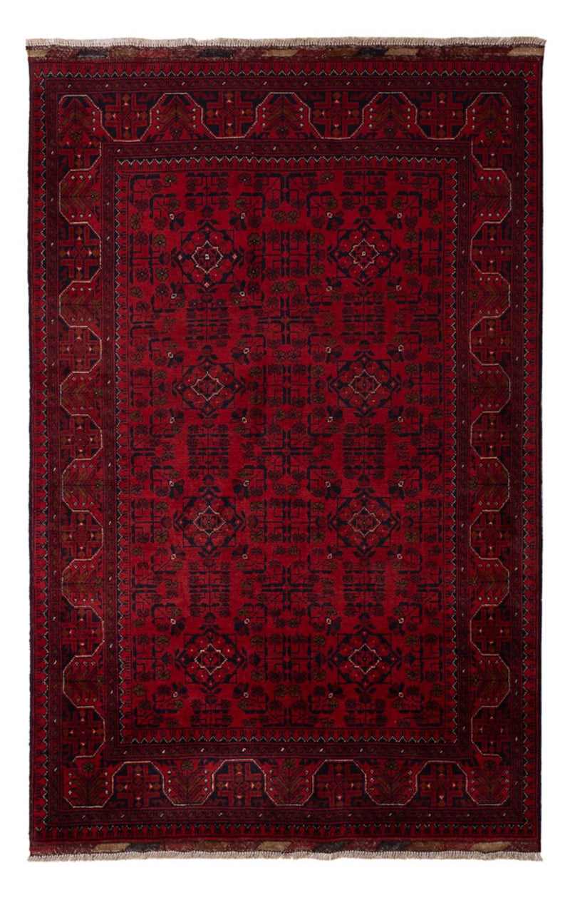 Afghan Rug - Kunduz - 198 x 123 cm - red