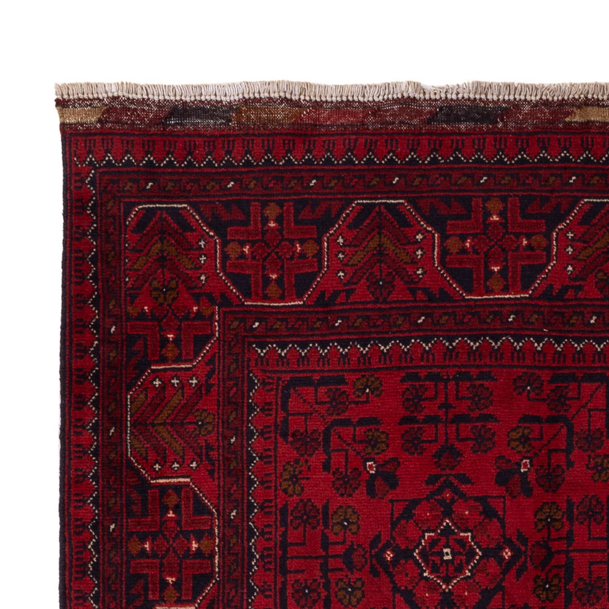 Afghan Rug - Kunduz - 198 x 123 cm - red