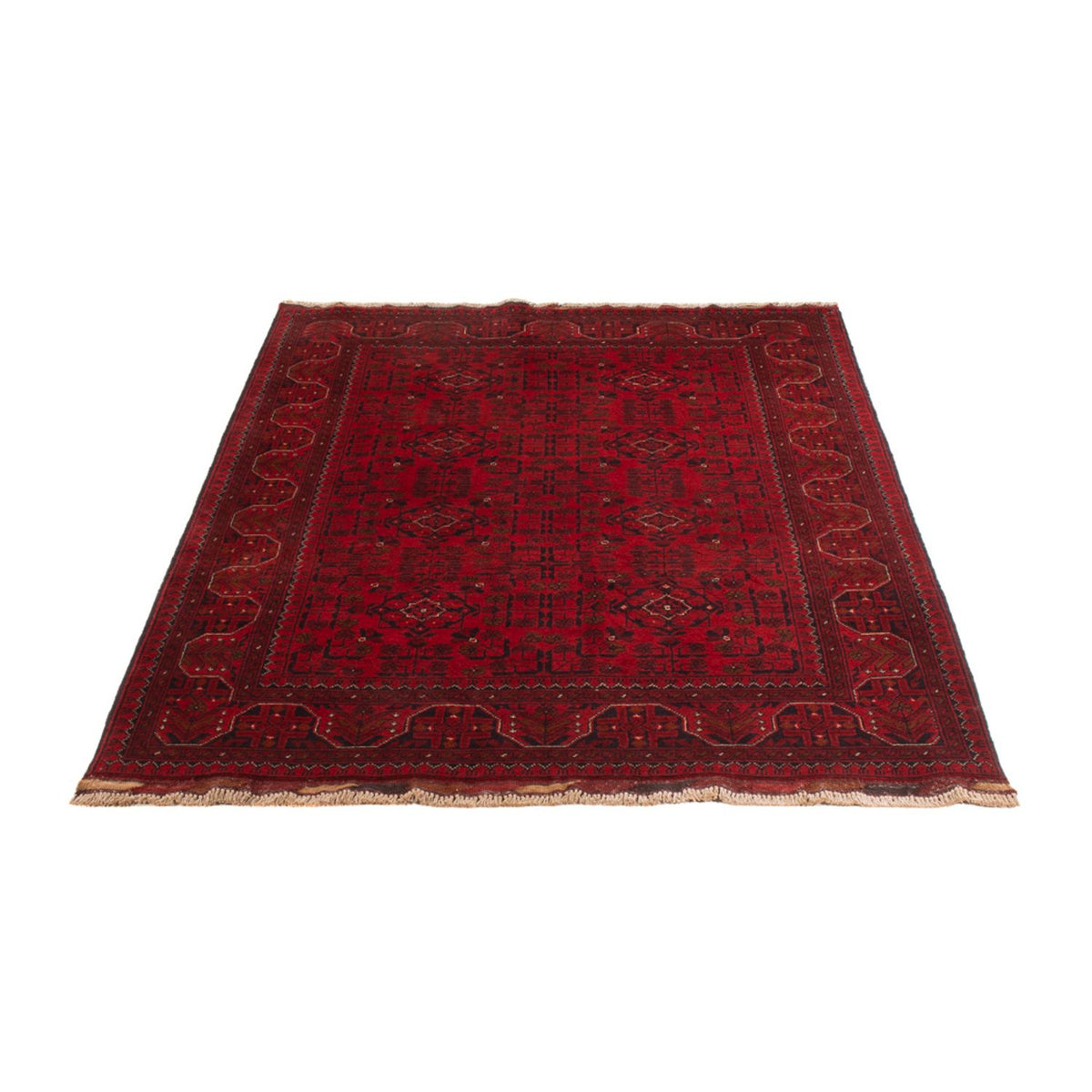 Afghan Rug - Kunduz - 198 x 123 cm - red