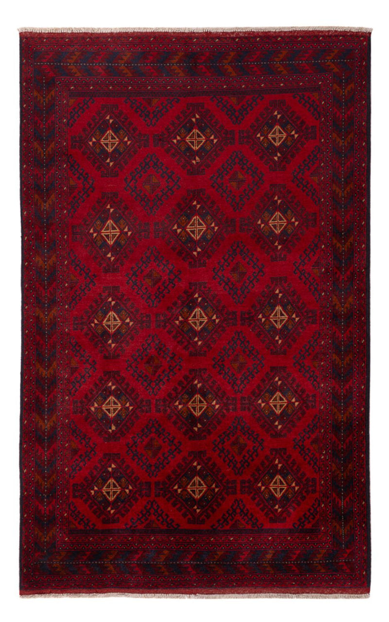 Afghan Rug - Kunduz - 207 x 125 cm - red