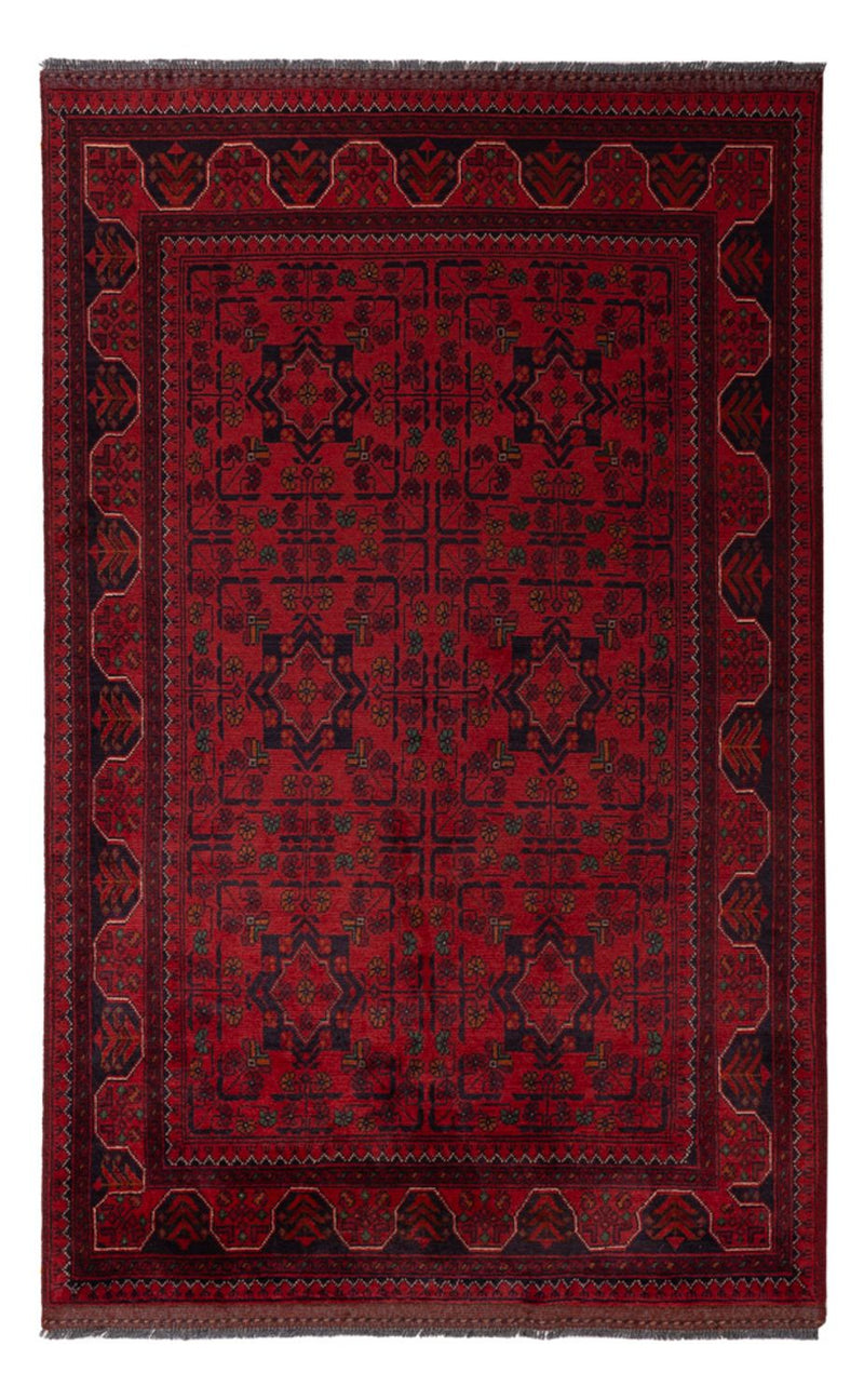 Afghan Rug - Kunduz - 196 x 120 cm - red