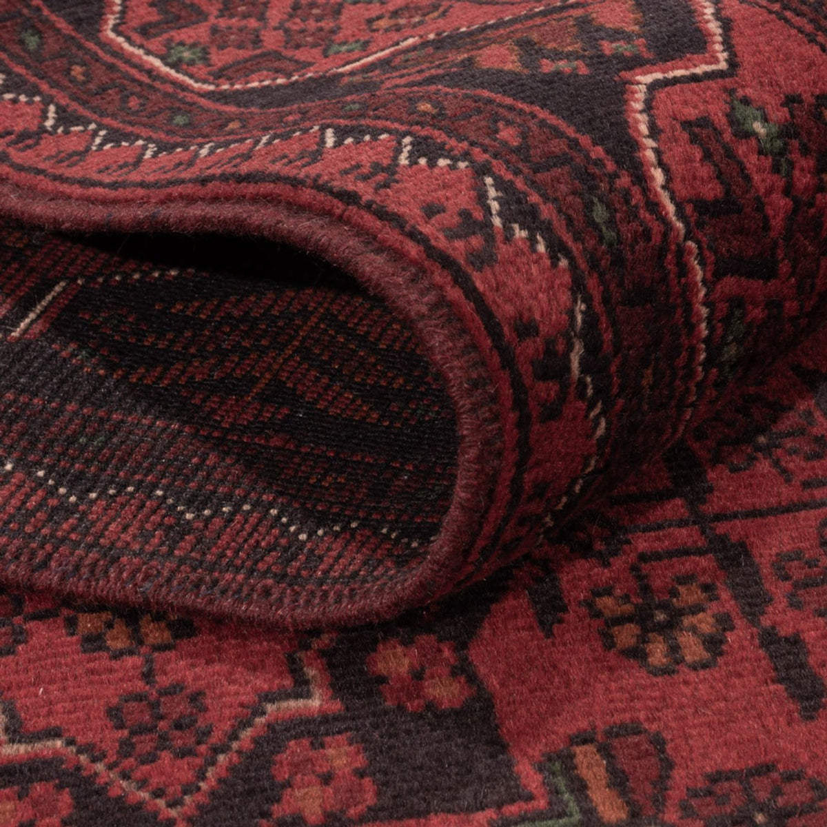 Afghan Rug - Kunduz - 196 x 120 cm - red