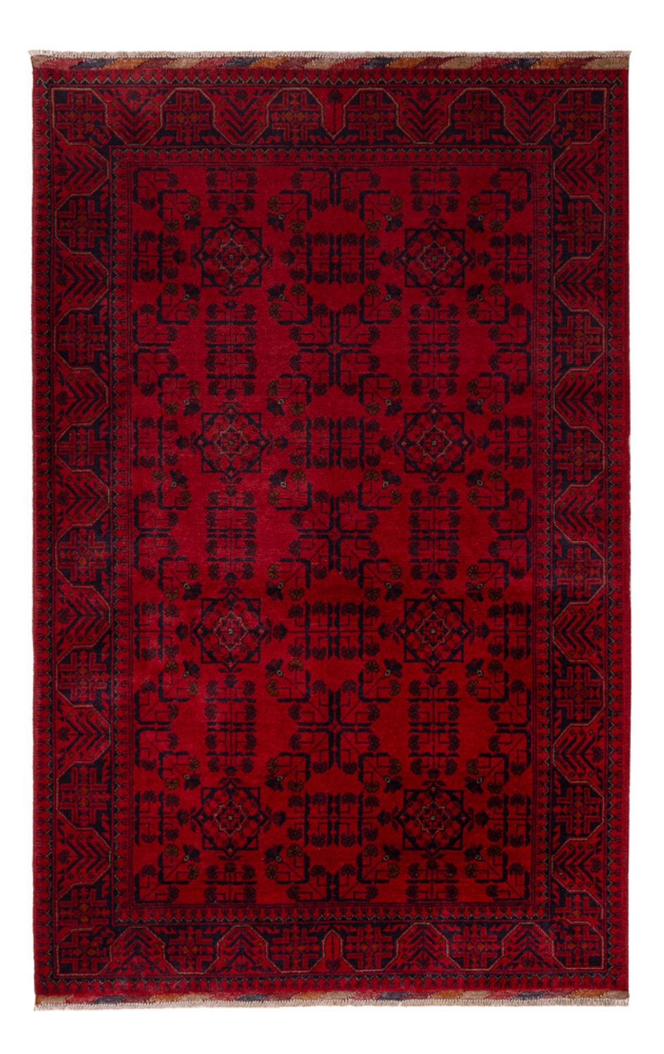 Afghan Rug - Kunduz - 195 x 125 cm - red