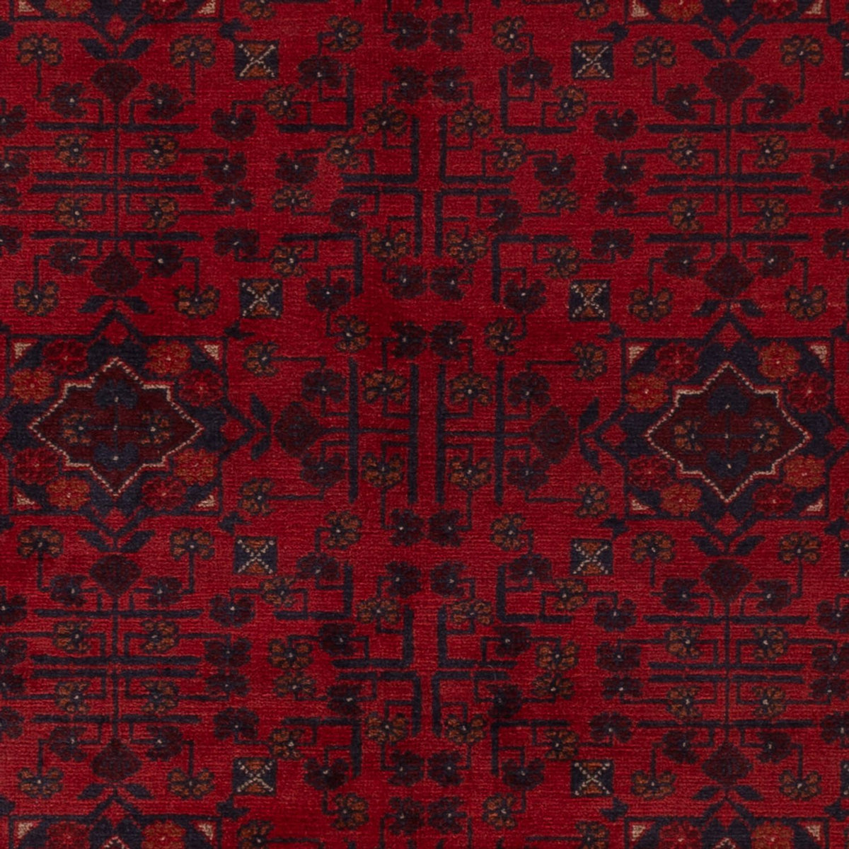 Afghan Rug - Kunduz - 194 x 125 cm - red