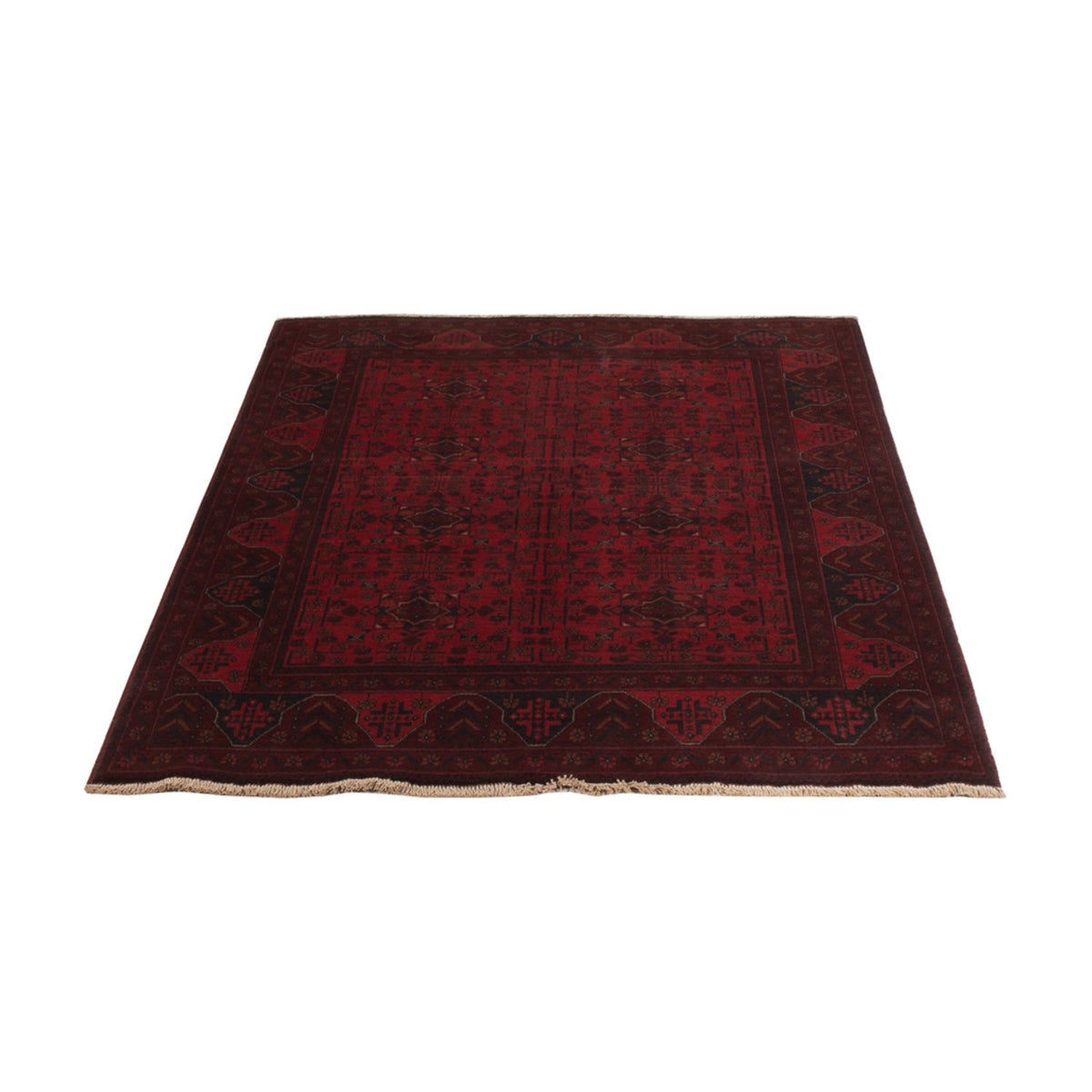 Afghan Rug - Kunduz - 194 x 125 cm - red
