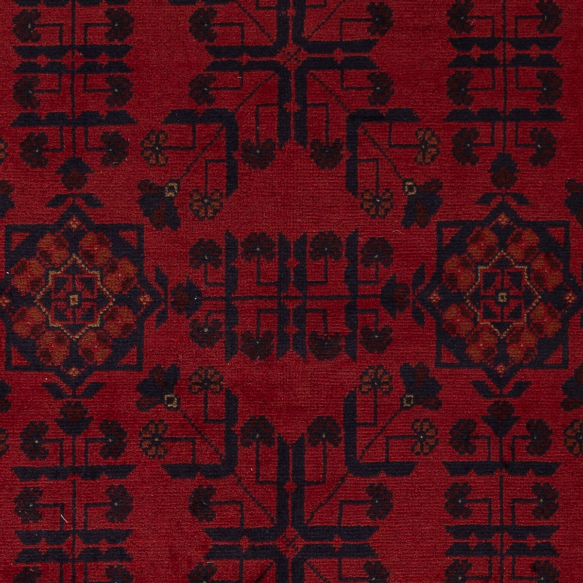 Afghan Rug - Kunduz - 196 x 130 cm - red
