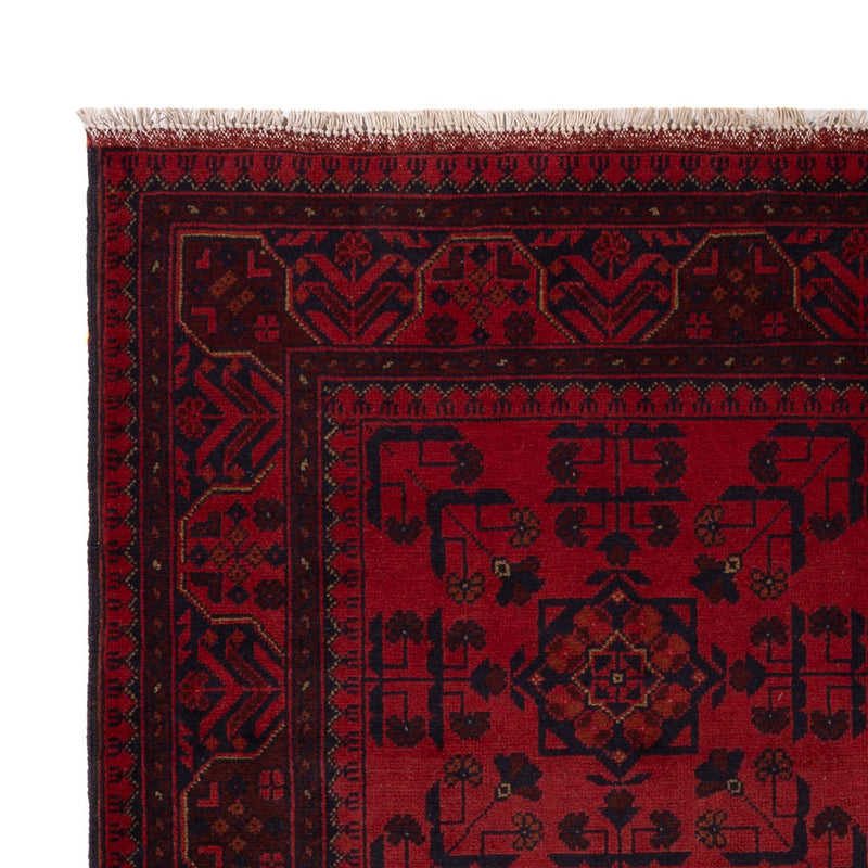 Afghan Rug - Kunduz - 196 x 130 cm - red