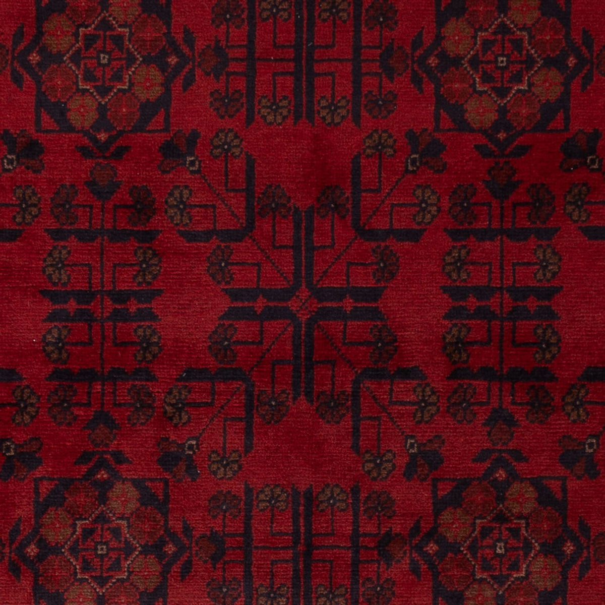 Afghan Rug - Kunduz - 198 x 126 cm - red