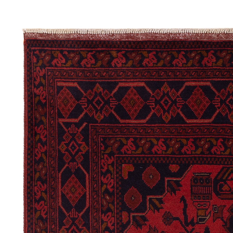 Afghan Rug - Kunduz - 192 x 122 cm - red