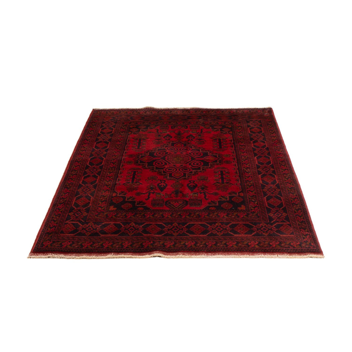Afghan Rug - Kunduz - 192 x 122 cm - red