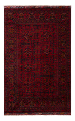 Afghan Rug - Kunduz - 197 x 127 cm - dark red