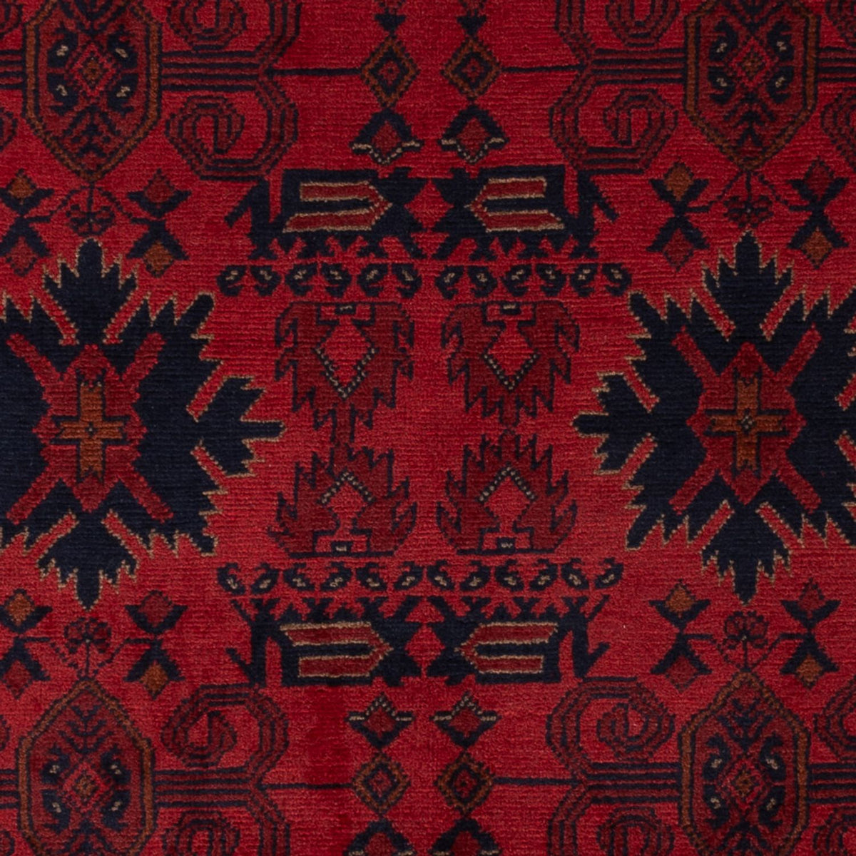 Afghan Rug - Kunduz - 199 x 123 cm - dark red