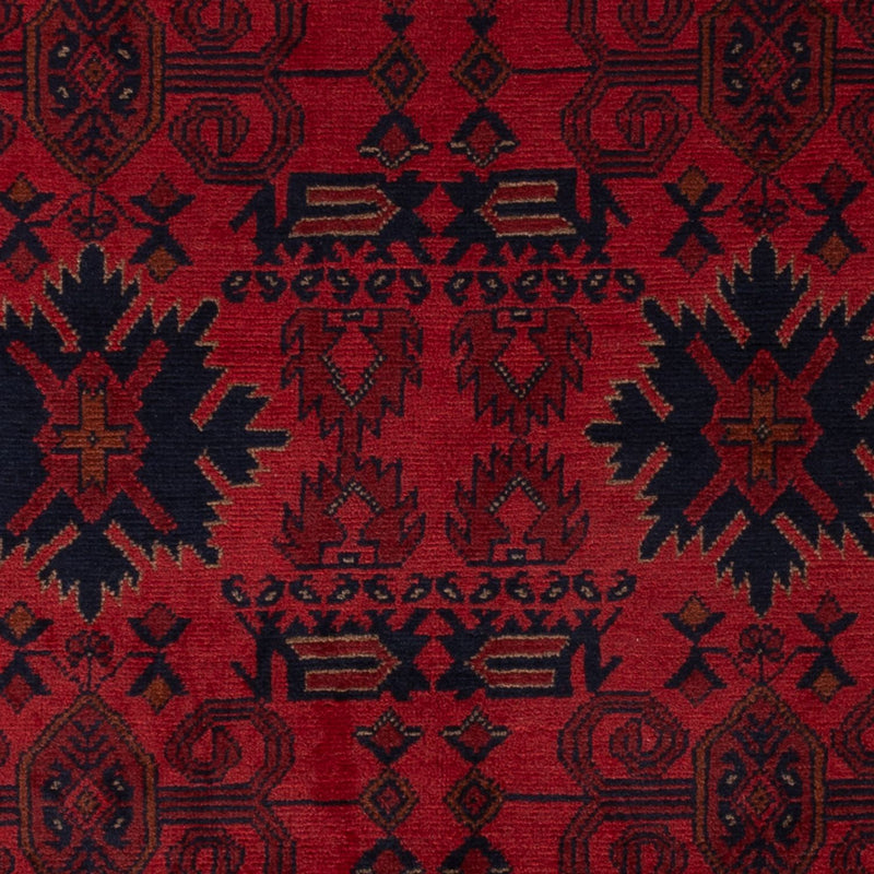 Afghan Rug - Kunduz - 199 x 123 cm - dark red