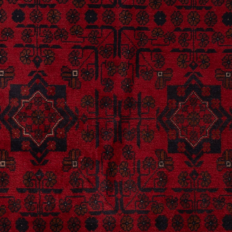 Afghan Rug - Kunduz - 199 x 124 cm - dark red