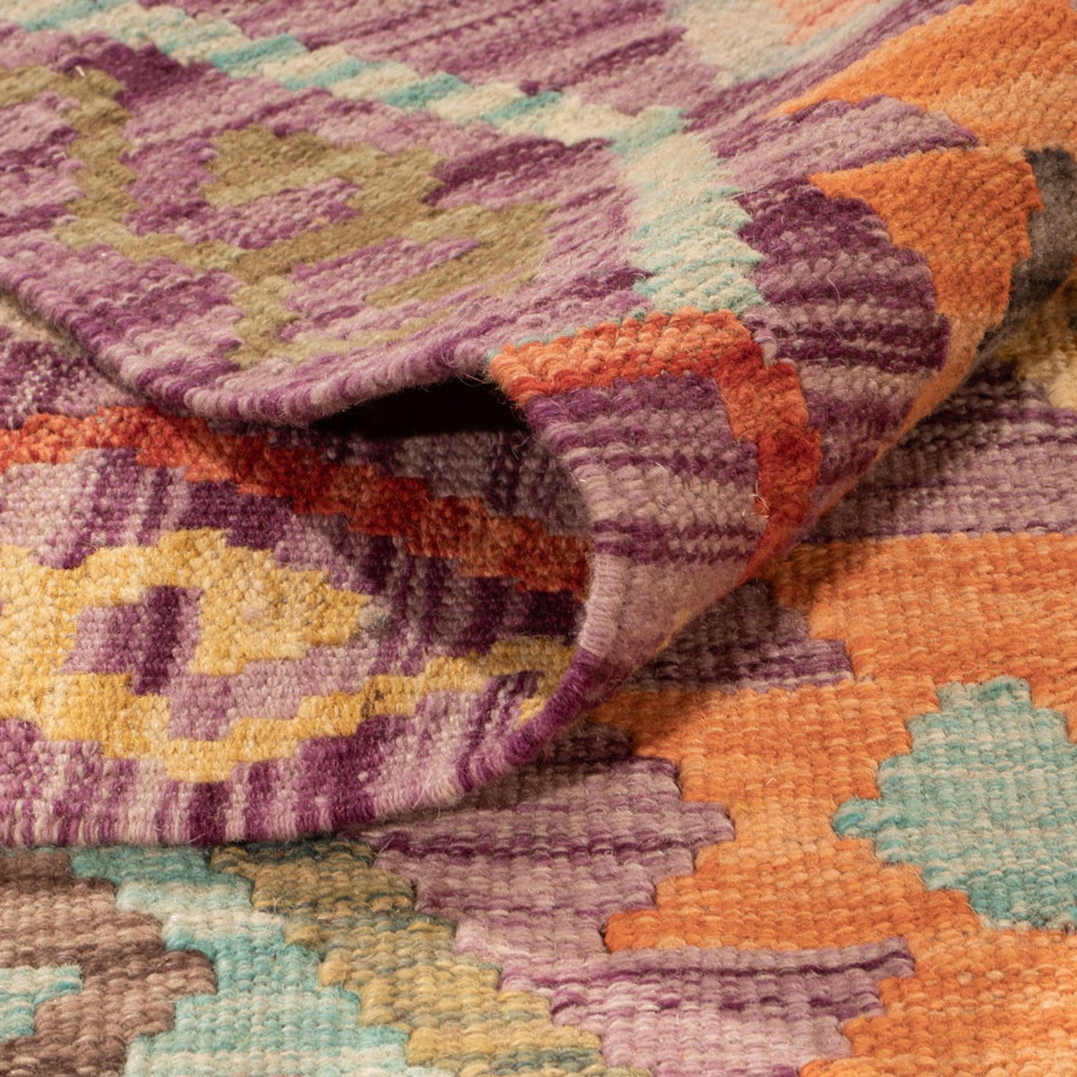 Kelim Rug - Splash - 311 x 207 cm - multicolored