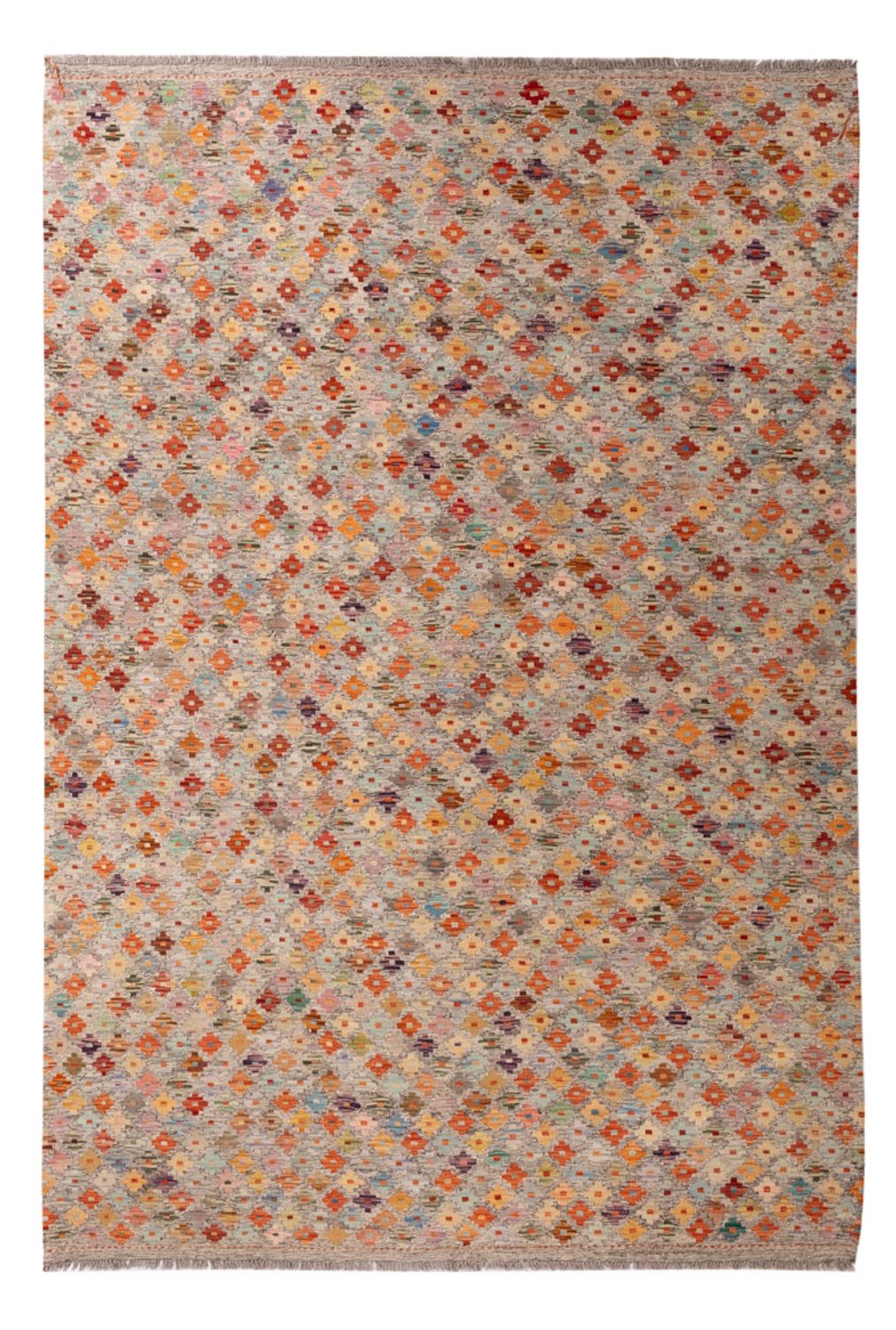 Kelim Rug - Splash - 307 x 208 cm - multicolored