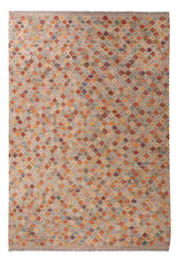 Kelim Rug - Splash - 307 x 208 cm - multicolored