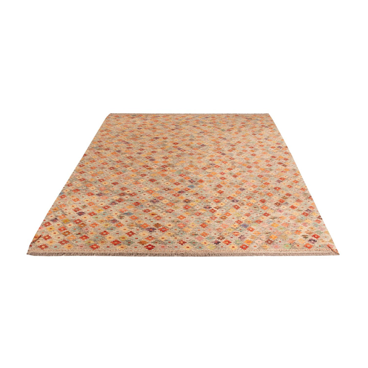 Kelim Rug - Splash - 307 x 208 cm - multicolored