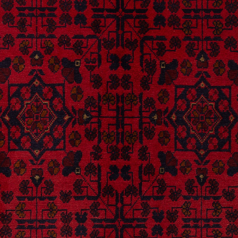 Afghan Rug - Kunduz - 200 x 127 cm - dark red