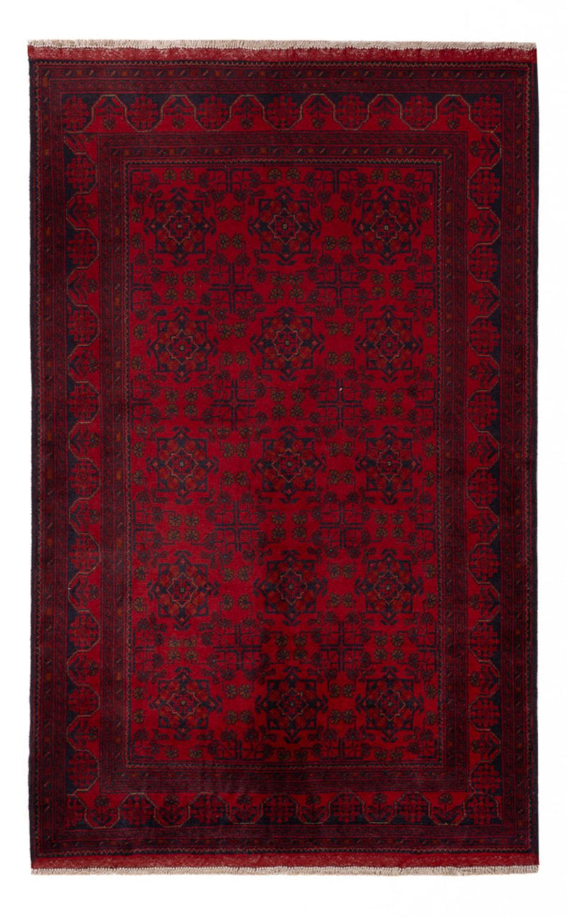 Afghan Rug - Kunduz - 195 x 123 cm - dark red