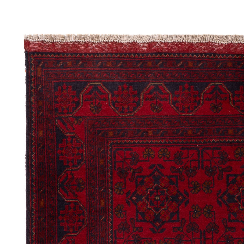 Afghan Rug - Kunduz - 195 x 123 cm - dark red