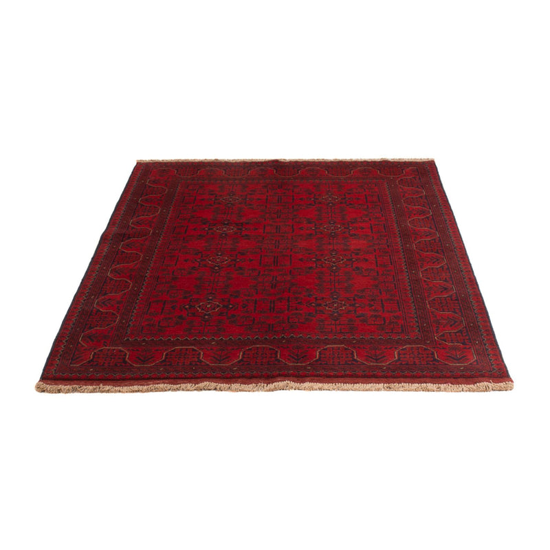 Afghan Rug - Kunduz - 193 x 124 cm - dark red