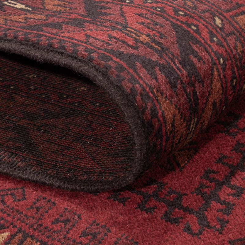 Afghan Rug - Kunduz - 195 x 125 cm - dark red