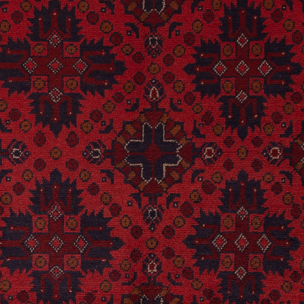 Afghan Rug - Kunduz - 198 x 124 cm - dark red