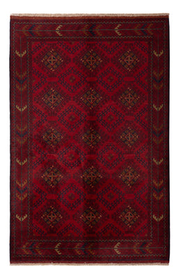 Afghan Rug - Kunduz - 196 x 125 cm - dark red