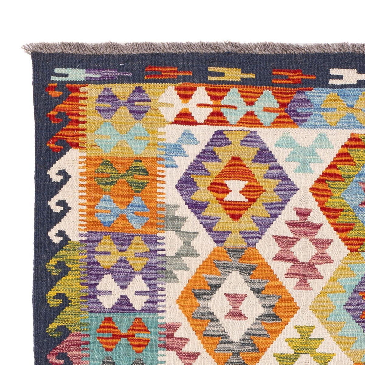 Kelim Rug - Splash - 174 x 127 cm - multicolored