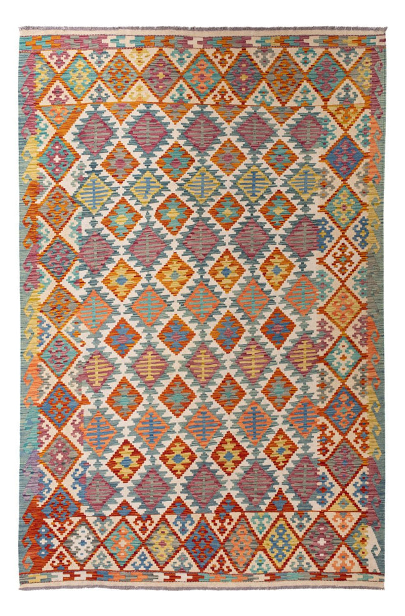 Kelim Rug - Splash - 298 x 198 cm - multicolored