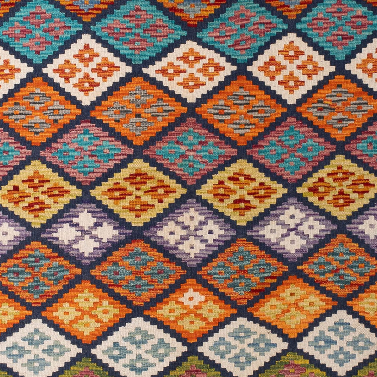 Kelim Rug - Splash - 290 x 199 cm - multicolored