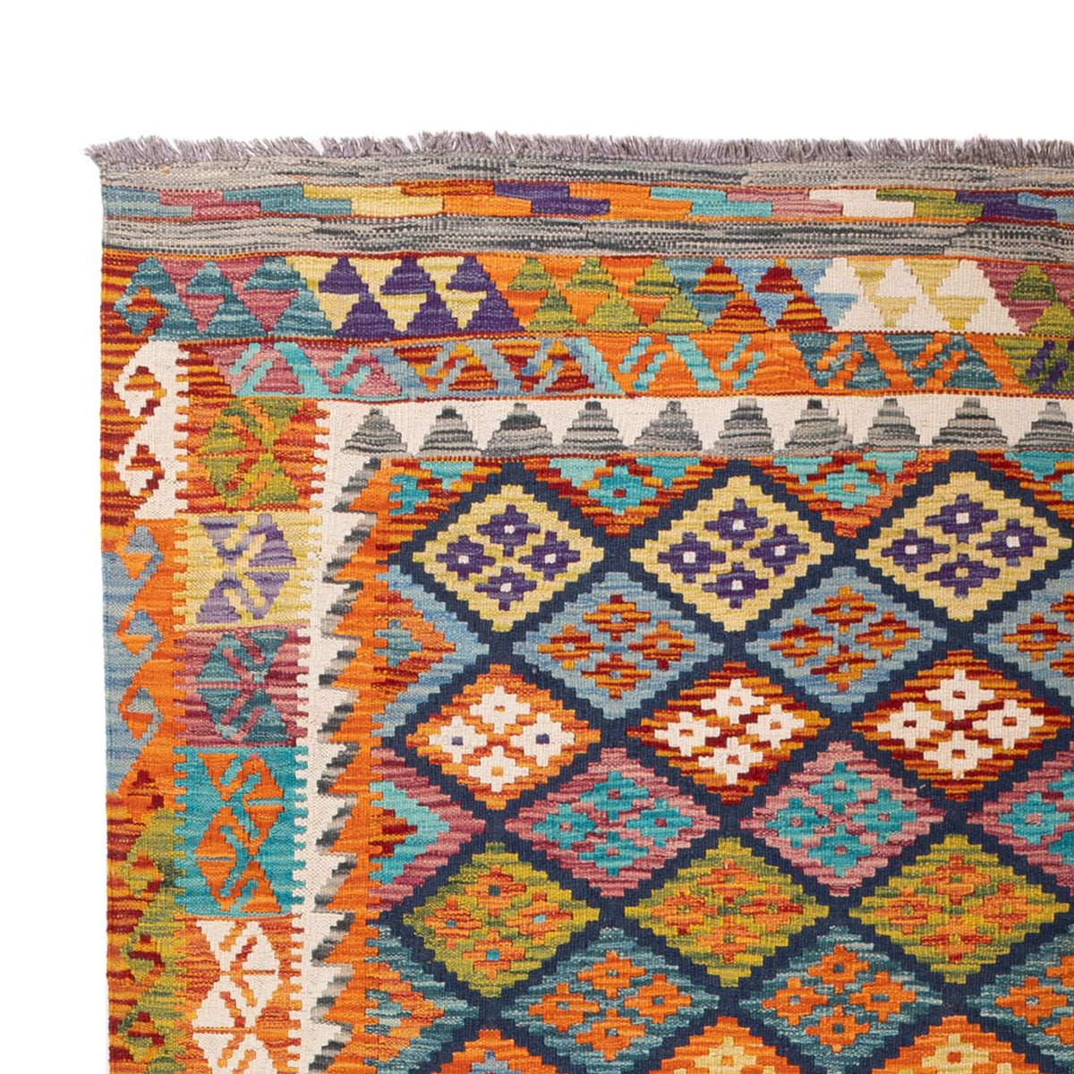 Kelim Rug - Splash - 290 x 199 cm - multicolored