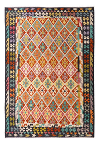 Kelim Rug - Splash - 295 x 204 cm - multicolored