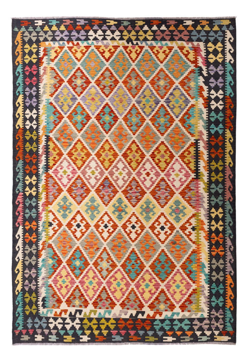 Kelim Rug - Splash - 295 x 204 cm - multicolored
