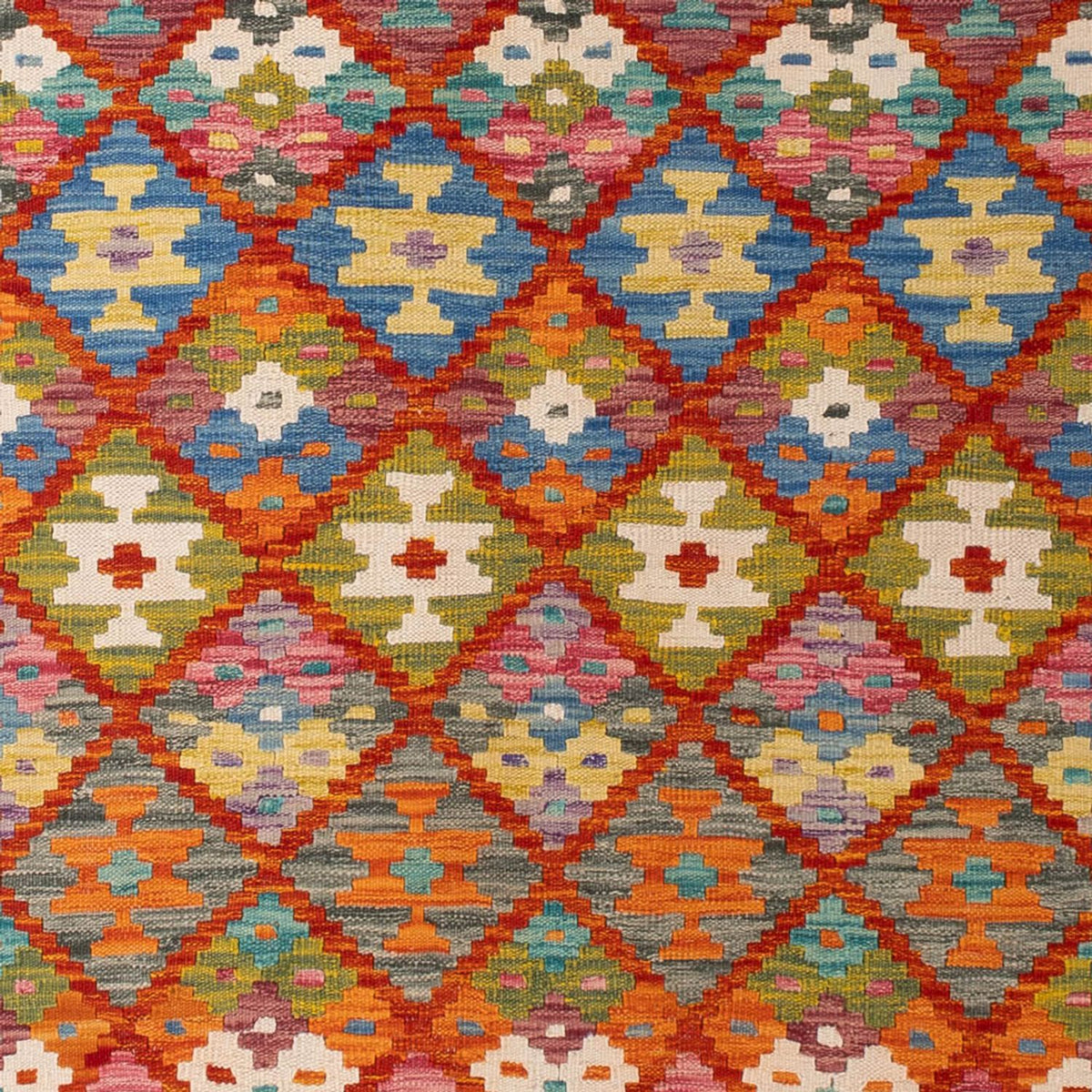 Kelim Rug - Splash - 293 x 210 cm - multicolored