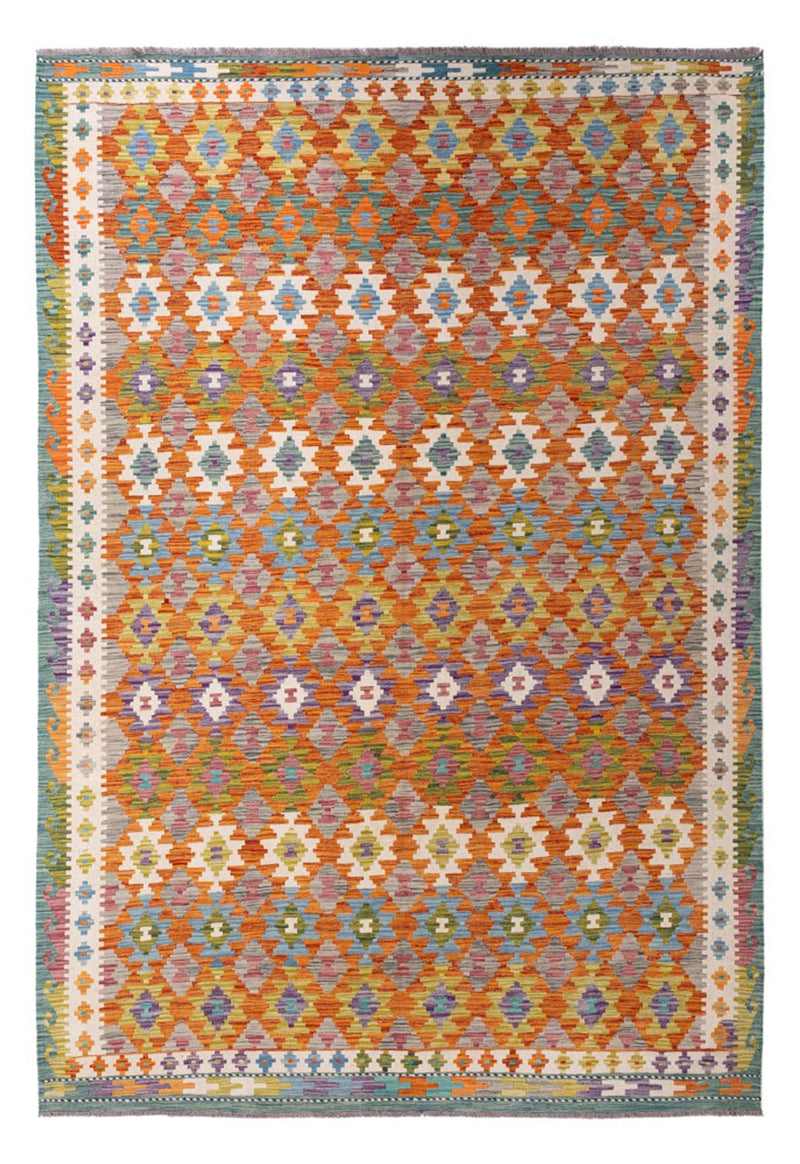 Kelim Rug - Splash - 298 x 206 cm - multicolored