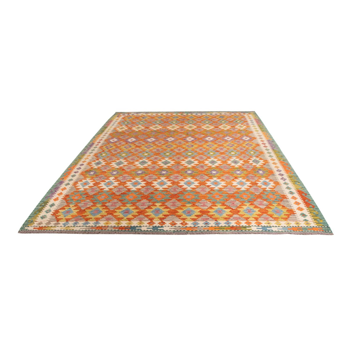Kelim Rug - Splash - 298 x 206 cm - multicolored