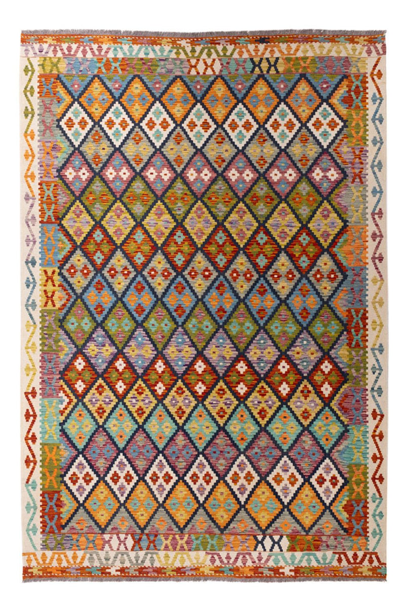Kelim Rug - Splash - 304 x 207 cm - multicolored