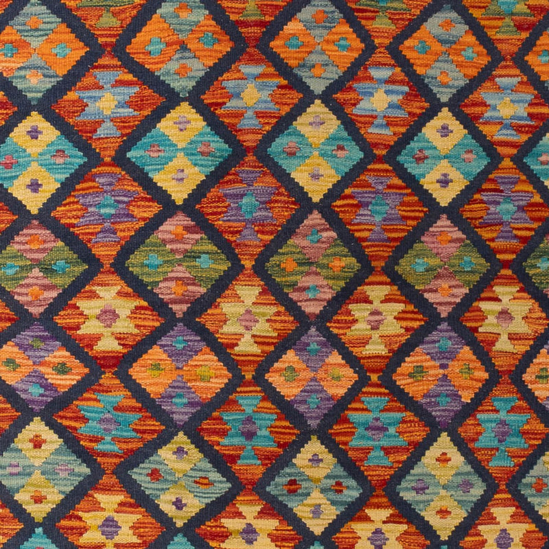 Kelim Rug - Splash - 295 x 207 cm - multicolored