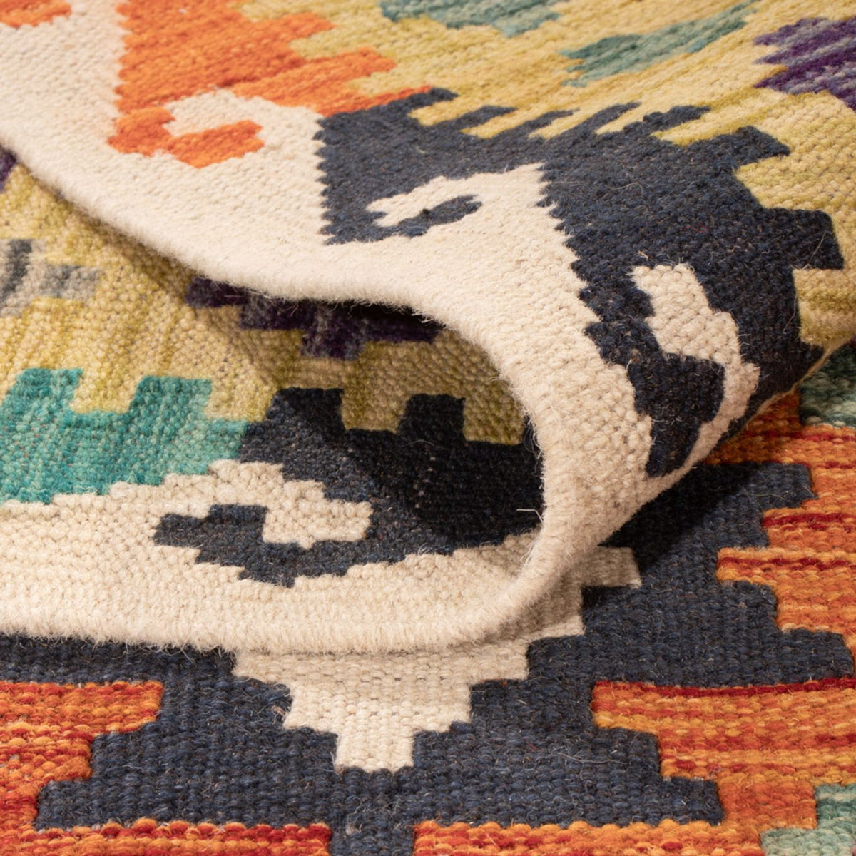 Kelim Rug - Splash - 290 x 200 cm - multicolored