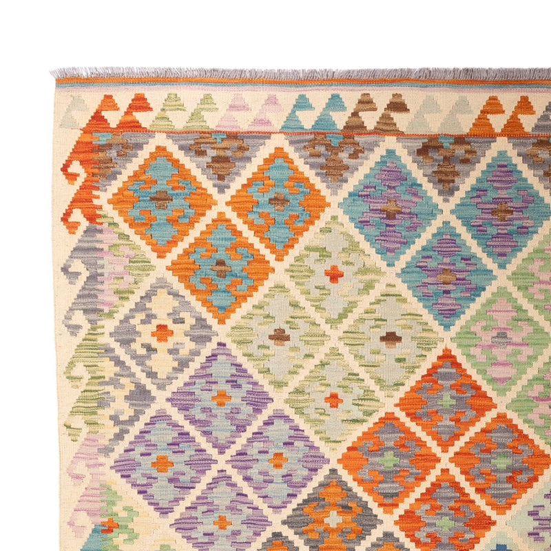 Kelim Rug - Splash - 303 x 210 cm - multicolored