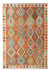 Kelim Rug - Splash - 295 x 207 cm - multicolored