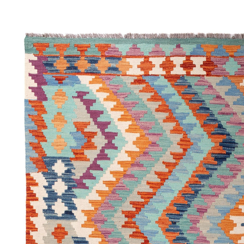 Kelim Rug - Splash - 298 x 199 cm - multicolored