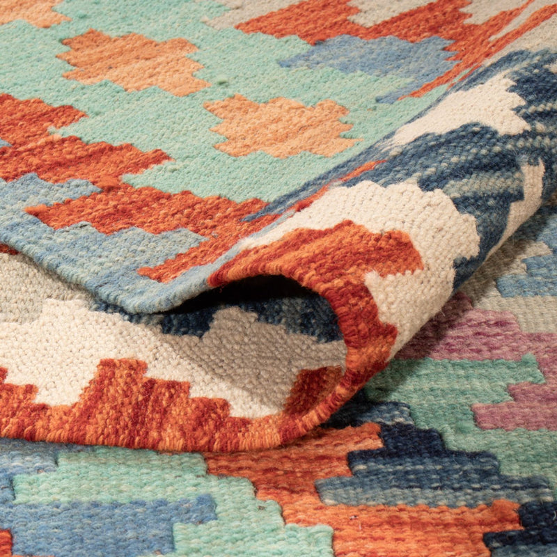 Kelim Rug - Splash - 298 x 199 cm - multicolored