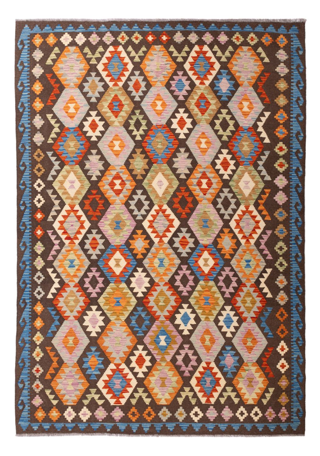Kelim Rug - Splash - 290 x 204 cm - multicolored