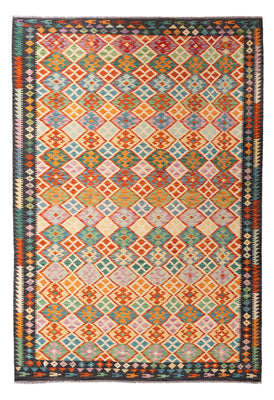 Kelim Rug - Splash - 306 x 201 cm - multicolored