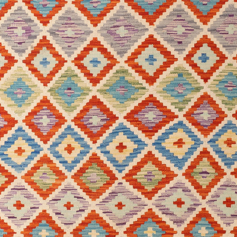 Kelim Rug - Splash - 298 x 208 cm - multicolored