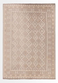 Kelim Rug - Splash - 301 x 210 cm - light grey
