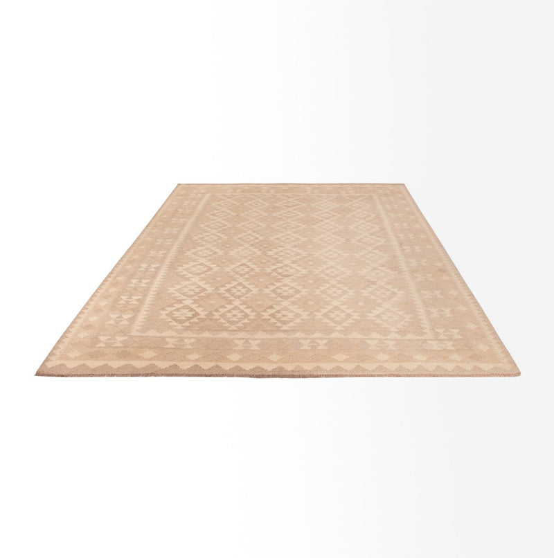 Kelim Rug - Splash - 301 x 210 cm - light grey